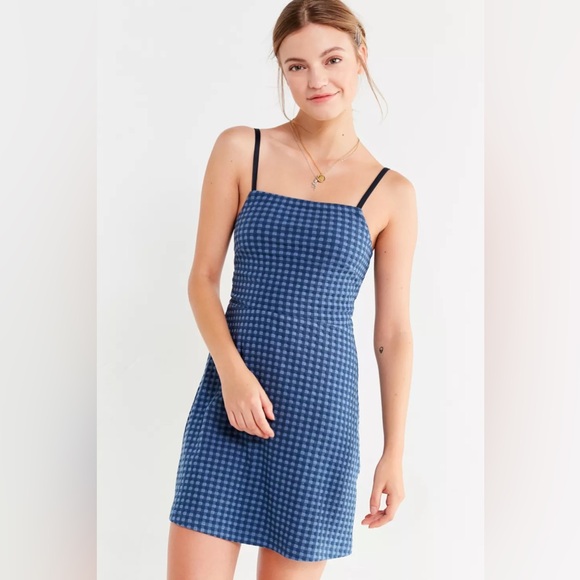 Urban Outfitters Dresses & Skirts - Urban Outfitters Cher Straight-Neck Patterned Mini Dress